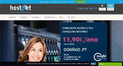 Desktop Screenshot of hostinet.pt